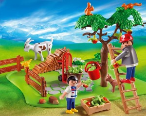 Wunderschönes Spiel-Set von Playmobil zum Thema Apfelernte