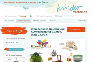 Eine herzliche Einladung sich zu registrieren - KinderVorteil.de