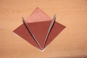 Eine der vielen Grundformen des Origami