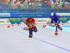 Mario&Sonic bei den Olympischen Winterspielen: Eisschnellauf