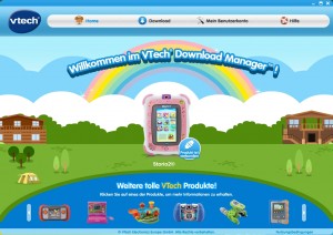VTech Download-Manager: erfolgreich verbunden